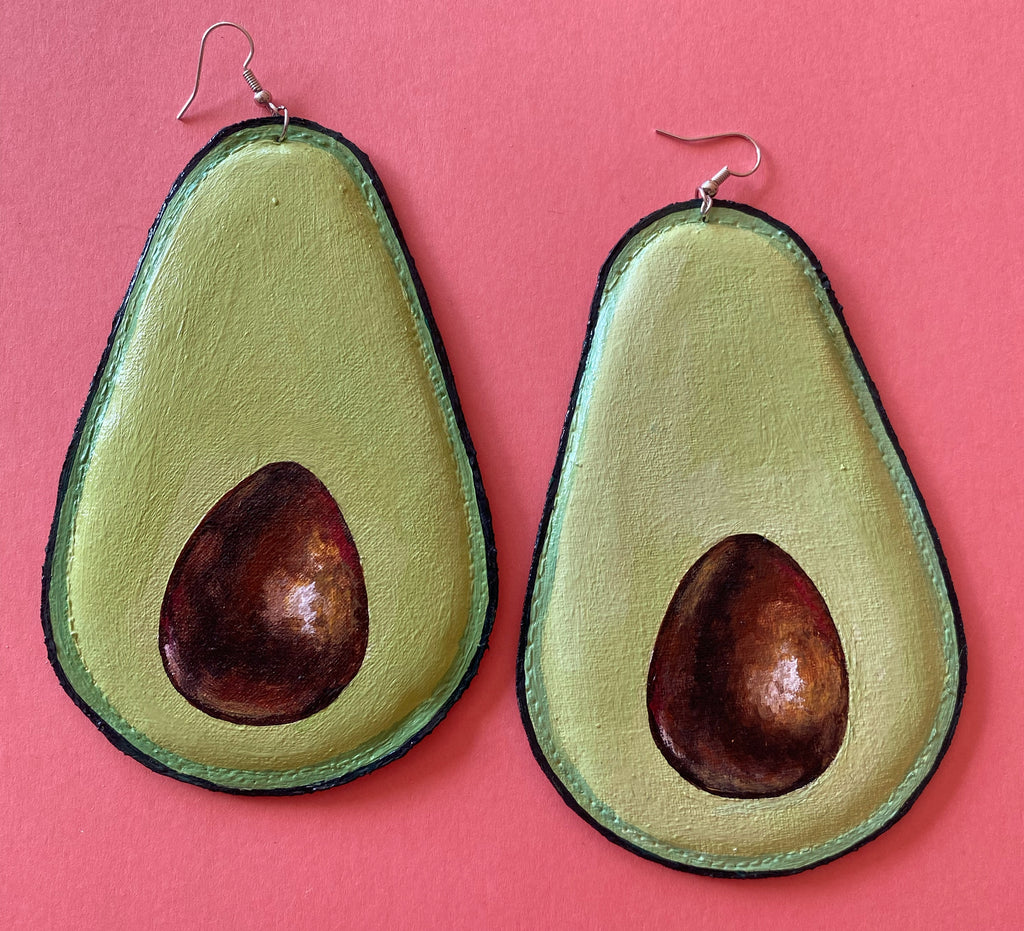 Lg Avocado Earrings