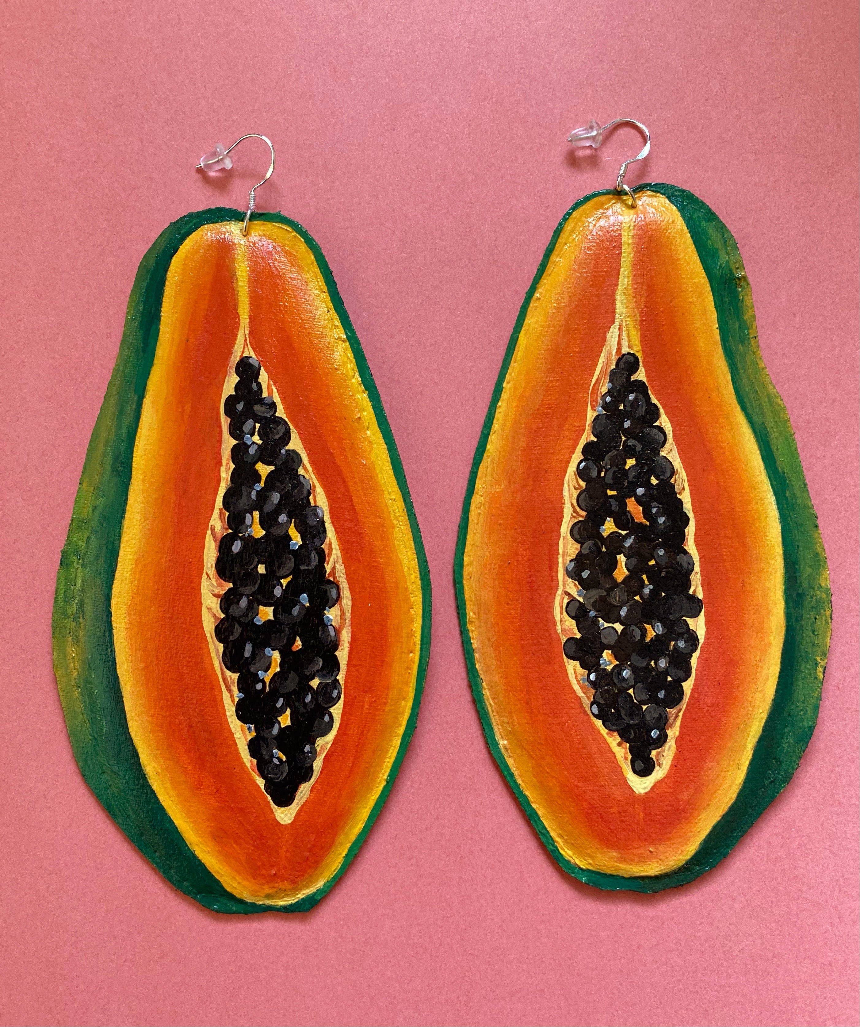 Lg Papaya Earrings
